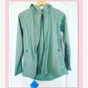 NWT Columbia Mint Green Cozy ZIP Hooded Sweater